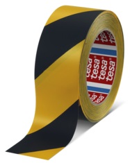 RUBAN PVC PLASTIFIENOIR/JAUNE 04169 33m*50mm